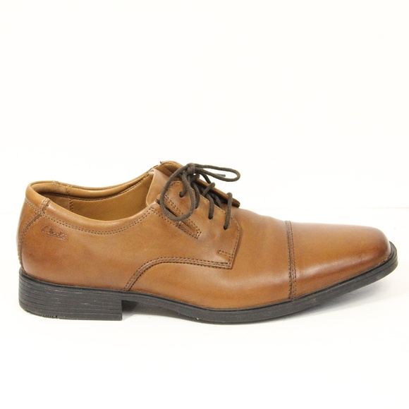 Clarks Collection Dress Shoe Mens Leather Oxford sz 9 Cap Toe main image 5